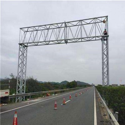 公益标志杆 道路标志杆 龙门架 圆形标志牌 祥路超低价热卖图1