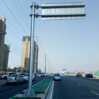 ETC门架 警戒标志杆 道路标志牌 祥路现货直销图3