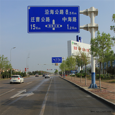 交通设施标志杆 单悬臂标志杆 道路标牌杆件 景点标志牌 祥路直销图5