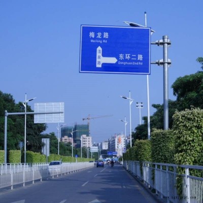 悬臂标志杆 钢管杆 公路反光指路牌杆 指示牌标识牌 祥路交通设施图5