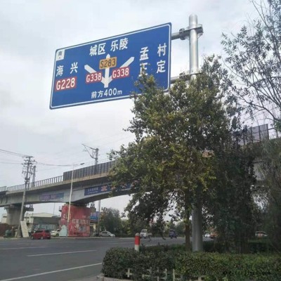 交通标志杆 多柱式标志牌杆 旅游标志杆 龙门架 驾校标志牌 祥路生产图5