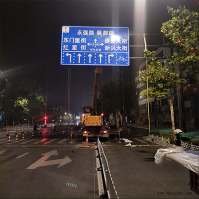 交通标志杆 多柱式标志牌杆 旅游标志杆 龙门架 驾校标志牌 祥路生产图2