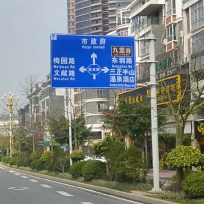 交通标志杆 龙门架 F型标志牌立杆 公路标志杆 反光标志牌 祥路加工定制各种型号图3
