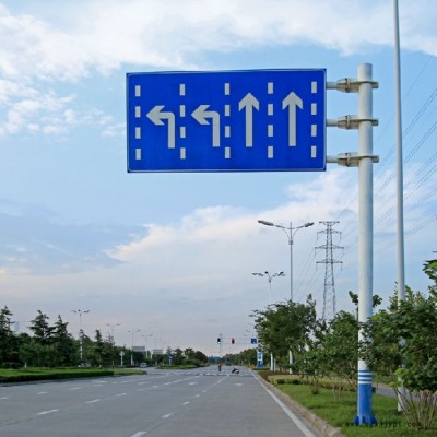 交通标志杆 双悬臂标志杆 景区标志杆 3F悬臂杆 道路标志牌 祥路专业供应图3