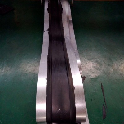 钢边橡胶止水带 350×8规格、专业中埋钢边橡胶止水带生产厂家、施工缝专用中埋式钢边橡胶止水带图4