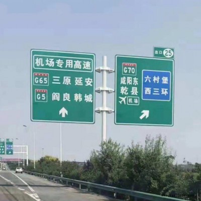 祥路质量可靠 广告牌立柱 反光标志牌 高速龙门架  交通标志杆厂家图1