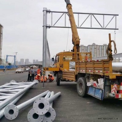 祥路现货直销 广告牌立柱 交通标志 L型标志杆悬臂标志杆图1