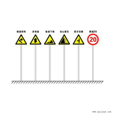 交通标志牌 高速公路标志杆 道路警示指示牌 交通铝牌 祥路直销图6