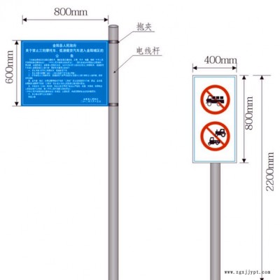 道路F型标志杆 乡村公路标志杆 指示牌 龙门架 祥路图纸定制图1