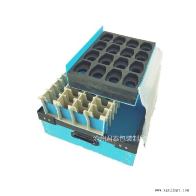 君泰包装生产 中空板骨架周转箱 覆绒刀卡骨架箱 覆EVA骨架箱  汽车配件框架箱 五金配件框架箱 按图纸定制 可印刷图2