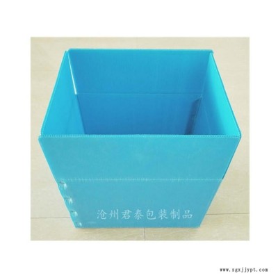 君泰包装供应 中空板果蔬箱 中空板折叠箱 防静电周转箱 骨架箱 按需生产定制 厂家直销图1