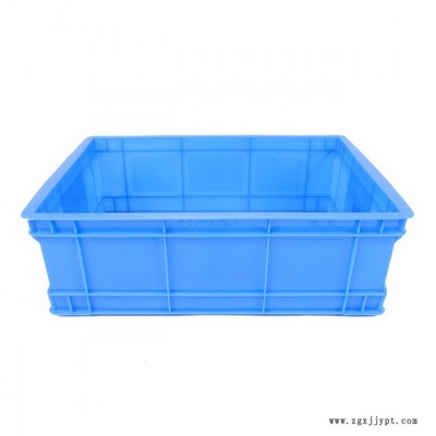 厂家直销380-2周转箱 加厚蓝色新料eu欧标塑料周转箱  五金零件箱图2