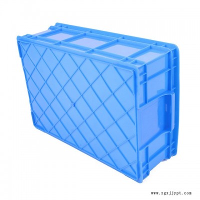 厂家直销380-2周转箱 加厚蓝色新料eu欧标塑料周转箱  五金零件箱图4