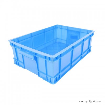 厂家直销380-2周转箱 加厚蓝色新料eu欧标塑料周转箱  五金零件箱图5