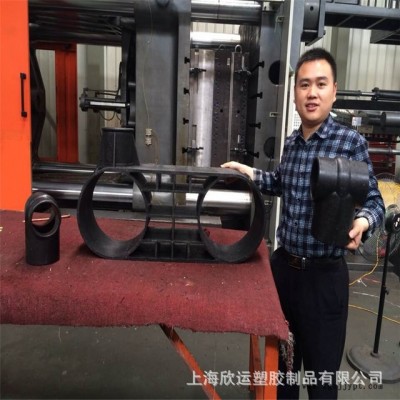 上海松江区模具厂家  订做大小尺寸全塑料养殖网箱PE料工业件加工图3
