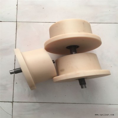 轴承尼龙轮 尼龙件 尼龙板 120*52*11 腾博橡塑 注塑加工图2