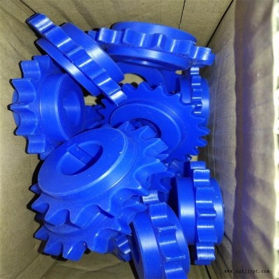 尼龙制品生产厂家 批量销售耐磨尼龙轮 蓝色小齿轮  尼龙链轮图1