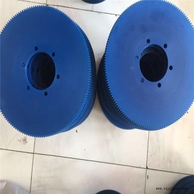 增强尼龙大齿轮  尼龙配件 尼龙垫片  腾博橡塑 102*62*11图10
