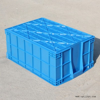 塑料周转箱 加厚大号575-250箱 全新料仓储物流箱 物料箱 工业零件盒图3
