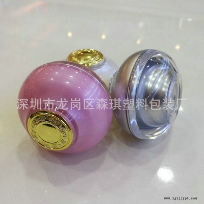 爆款 10克亚克力碗形亮面膏霜瓶 面霜瓶 试用装瓶 塑料化妆品包材图3