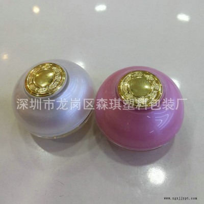爆款 10克亚克力碗形亮面膏霜瓶 面霜瓶 试用装瓶 塑料化妆品包材图4