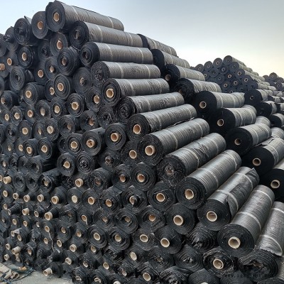 连州定制1米-6米黑色PE/PP防草布-果园防草布-农用除草布地布图2