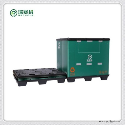 围板箱_瑞赛科_PP蜂窝板可折叠塑料周转箱_包装定制_厂家直销图1