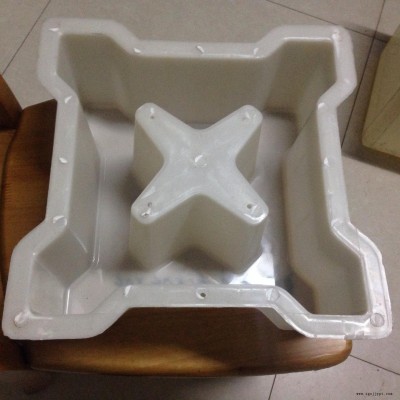 水泥植草砖塑料模具，水泥植草砖塑料模具，河道护坡植草砖模具 A塑料模具图1