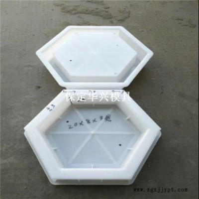 六棱块模具 六角砖护坡模具 水泥六角块模具 卓亿模具图1