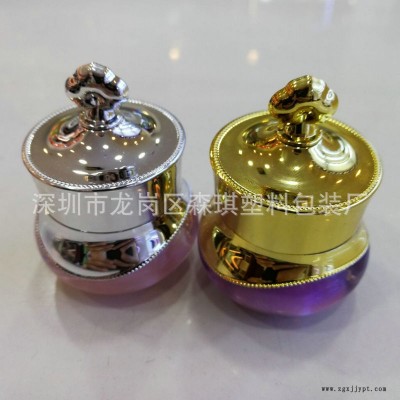工厂现货 5克亚克力皇冠膏霜瓶 面霜瓶 精油瓶 眼霜瓶 化妆品包材图3
