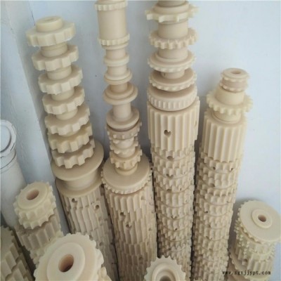 高耐磨尼龙齿轮 尼龙套 尼龙托辊系列产品 河北腾博加工制作图5