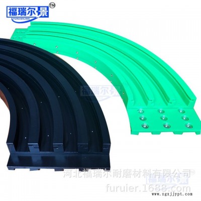 厂家直销转弯链条弯轨 尼龙U型链板导轨尼龙磁性弯轨尼龙链板弯轨图5