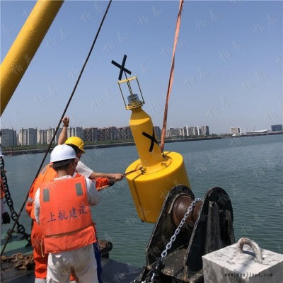 滚塑加工海洋线性聚乙烯浮标 码头港口施工浮标