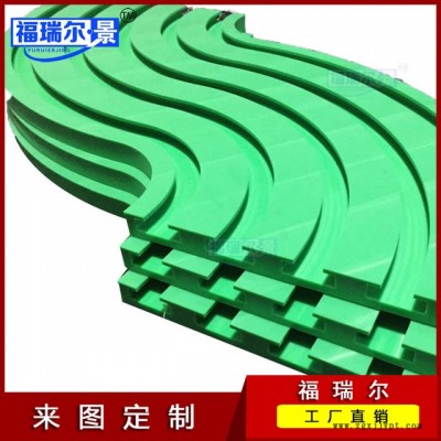 直销各种型号转弯链条弯轨 输送线塑料导轨 高分子磁性弯道导轨图3