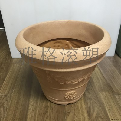 雅格 滚塑花盆定制加工 仿真塑料花盆滚塑加工 一次成型滚塑花盆