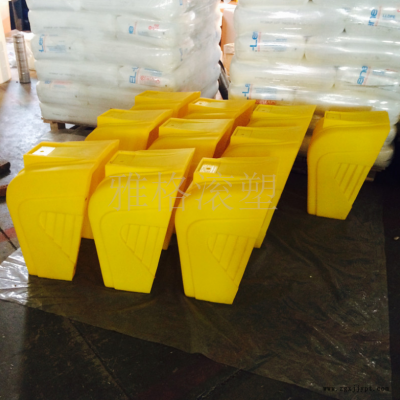 雅格 家具摆设滚塑花盆 定制加工展台塑料花盆 七彩滚塑花盆滚塑加工图2