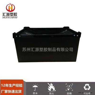 周转箱中空板,塑料中空板箱,汇源塑胶蓝色中空板箱,江苏中空板厂家,可定制图2