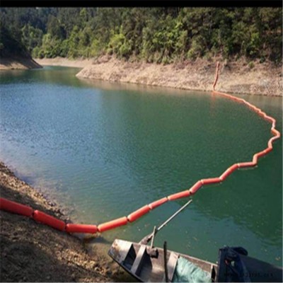 无锡河道浮桶 拦污浮球浮标 水面拦污桶栅浮桶浮体滚塑加工图2