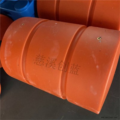 滚塑加工水库挂网浮筒 水面拦漂浮物浮体 聚乙烯PU浮子批发图2