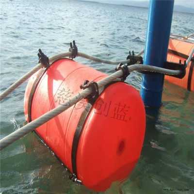 滚塑加工水库挂网浮筒 水面拦漂浮物浮体 聚乙烯PU浮子批发图1