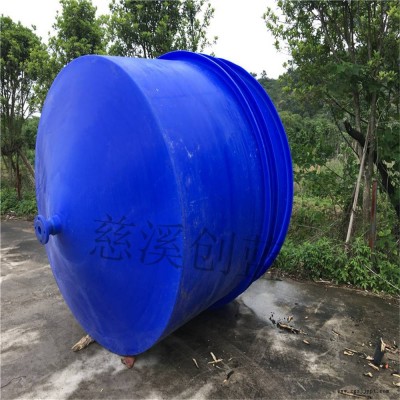 滚塑加工车间化养殖桶 漏斗底塑料桶 鱼菜共生大型塑料养殖池图2
