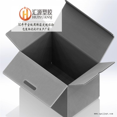 防静电中空板箱,汇源塑胶塑料中空板箱,可来图定制加工,中空板箱可循环使用图2