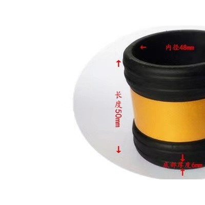 通达橡塑产销 架子管橡胶反光垫 反光橡胶保护套 电厂48mm架子管橡胶反光保护套 胶管总成图2