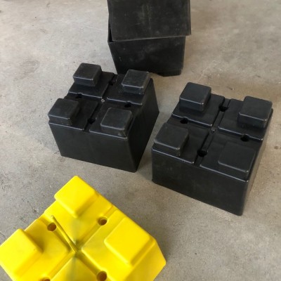 栋悦橡塑厂家直销塑料垫脚座 玻璃钢格栅底座 50*50 38*38格栅塑料底座图2