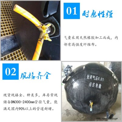 科运橡塑管道抢修橡胶闭水气囊dn50-dn600图2