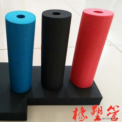 金普纳斯 批发零售 b1级阻燃彩新橡塑管  管道橡塑保温棉 复合铝箔彩色柔性橡塑发泡板管  量大优惠图1