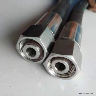 液压油管 矿用胶管总成 高压树脂管Φ6--51 通达橡塑 不锈钢接头 高压胶管 大口径胶管图1