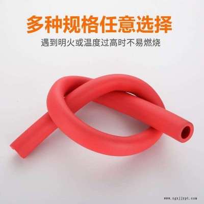 阻燃铝箔橡塑管 彩色橡塑空调保温管 华美橡塑厂家直销图2