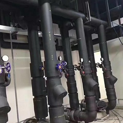 橡塑施工保温管 阻燃彩色空调橡塑管 开口铝箔橡塑管图1