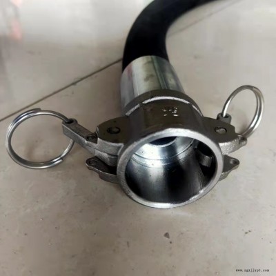 胶管总成 高压胶管 胶管型号Φ25*1层 扳把式快速接头 通达橡塑 大口径胶管图2